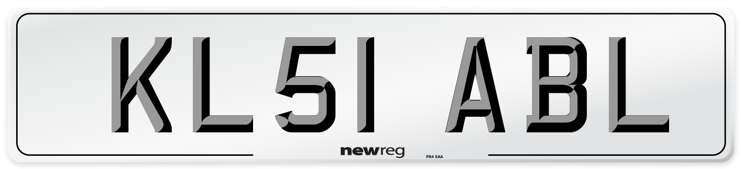 KL51 ABL Number Plate from New Reg